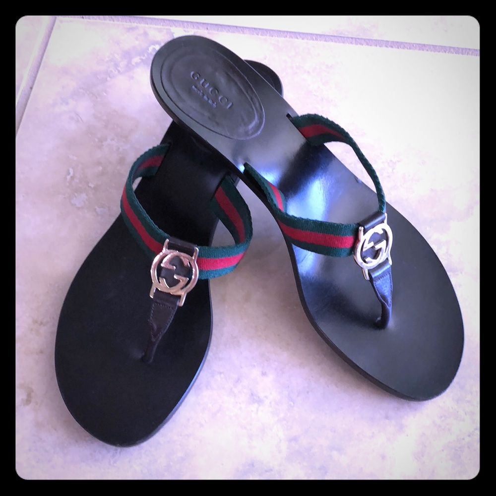 Gucci kitten heel sandals